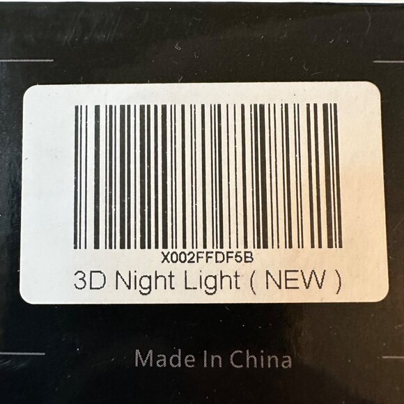 3D Illusion Star Wars Night Light With Remote Control Yoda Darth Vader Chewbacca - Picture 4 of 13